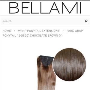 Bellami hair pony wrap extension